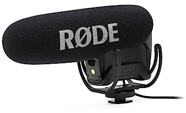 RØDE VideoMic Pro Professionelles Richtmikrofon mit Hochpassfilter und Pad für Videoaufnahmen und Content Creation (schwarz)