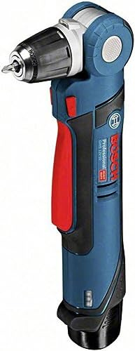 Bosch Professional 12V System Akku Winkelbohrmaschine GWB 12V-10 (inkl. 2x Akku GBA 12V 2.0Ah, Schnellladegerät GAL 12V-40, Einlage für Zubehör, Einlage, L-BOXX)