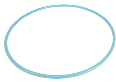 Simba 107402856 - Hula Hoop Reifen, blau oder rosa, Es Wird nur EIN Artikel geliefert, 60cm Durchmesser, Sportreifen, Gymnastikreifen, Fitness