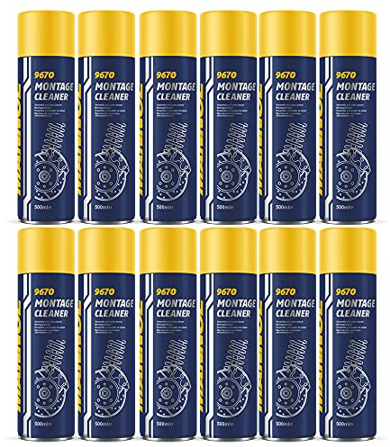 MANNOL 9670 Montage Cleaner Bremsenreiniger Spraydose 12 x 500ml