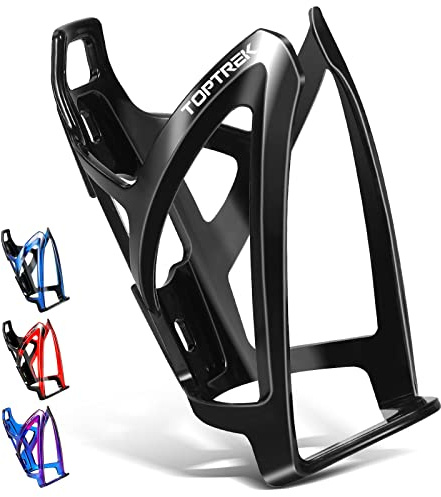 Toptrek Flaschenhalter Fahrrad, Farbverlaufen Getränkehalter Fahrrad 36g Leicht PC Fahrrad Flaschenhalter Haltbar für 6.5-8cm Wasserflaschen, Trinkflaschenhalter Fahrrad für MTB Rennrad Mountainbike