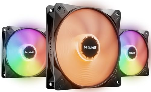 be quiet! Light Wings LX 120mm Black ARGB PWM Gehäuse Lüfter, Triple Pack | Vielzählige Farben und Effekte, 16 ARGB LEDs, 7 optimierte Lüfterblätter, ARGB-Kabel mit Möglichkeit zur Reihenschaltung