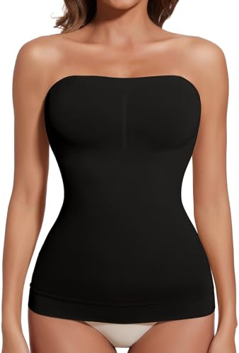 Joyshaper Damen Unterhemd Trägerlos Bauch Weg Hemd Shape Shapewear Tank Top
