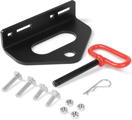 SWAWIS Universal Zero Turn Rasenmäher Rasenmäher Anhängerkupplung Heavy Duty Anhänger Zubehör Fahrrad Anhängerkupplung