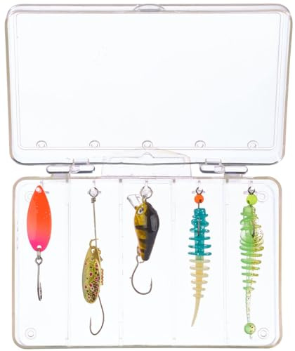 Balzer Trout Attack Mix 3 Set - 5 Forellenköder zum Forellenfischen, Spinnköder für Forellen, Forellenjigs, Köderset, Angelset für Forelle, Kunstköderset
