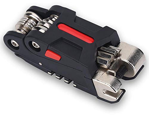 fahrrad multitool,Fahrrad Multifunktionswerkzeug, Multitool Fahrrad, Fahrradreparaturwerkzeug, 16 in 1 Fahrrad Mountainbike Multifunktionsreparatur-Wartungswerkzeug-Set-Kit