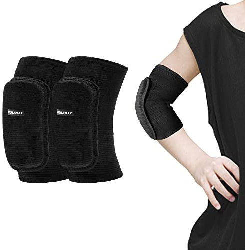 EULANT Elastisch Kompression Arm Ärmel, Torwart Ellenbogenschoner, Weich Ellenbogenschützer für Handball Tanz Skateboard Fußball Volleyball Skifahren,XS