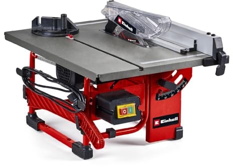 Einhell Tischkreissäge TC-TS 8 I (800 Watt, 45 mm Schnitthöhe, Ø 200 mm Sägeblatt, Winkelanschlag, Parallelanschlag, Absauganschluss, inkl. HW/TCT-Sägeblatt)