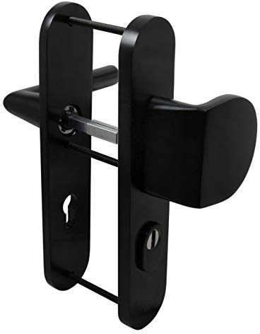 Husler Onlinehandel GmbH Wohnungstr ES2 Schutzbeschlag Heros Schwarz WE-72 Knauf ZA Trklinke Trdrcker