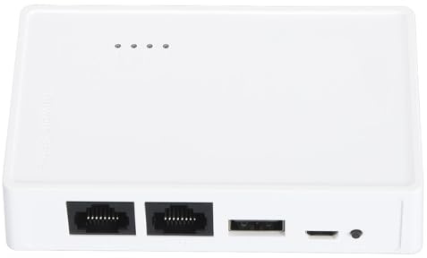 SIXRUN USB-Wireless-Druckserver, 480 Mbit/s-Druckserver mit 10/100 Mbit/s-Brücke für - und OS X-Drucker