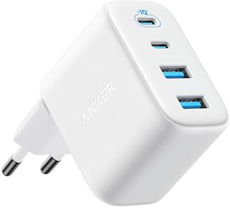Anker Zolo 50W USB C Ladegerät, 4-Port Netzteil mit 2 USB-C und 2 USB-A, Kompaktes Schnellladegerät Für iPhone 17 Pro Max/16/15/14/13-Serie, iPad, Pixel, Galaxy, MacBook (ohne Kabel)
