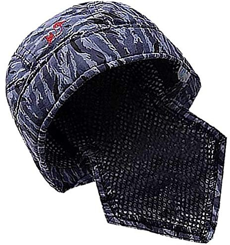 POFET Schweißschweißer Schutzhut Kappe Schal Schweißer Flammhemmender Baumwollhelm, 1 Stück (HGFS)