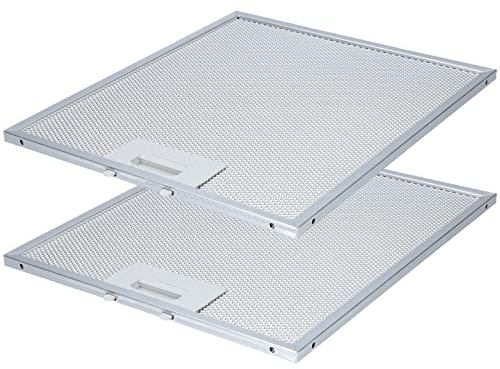 Kenekos - 2x Metallfettfilter für Dunstabzugshaube 305 x 267 mm geeignet für AEG 405525042-9 4055250429, Elica 93952919 GRI0009219A, KIT0010805 Whirlpool C00314158 ARI314158