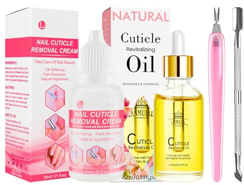 mobumeia Profi Cuticle Remover, Nagelhautentferner für Maniküre Pediküre | Erweicht Nagelhaut, Entfernt tote Hautzellen, Hände Füße Nagelpflegeset mit Nagelhauttrimmer