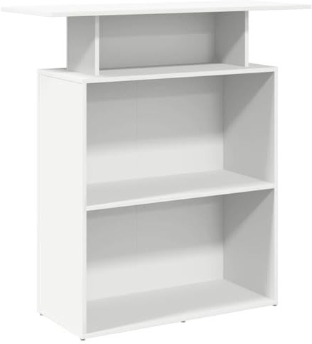 vidaXL Empfangstresen Weiß 100 x 40 x 104 cm Holzwerkstoff