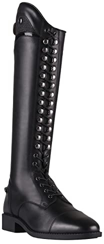 QHP Reitstiefel Hailey Junior, Größe:37, Farbe:schwarz