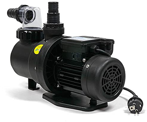 Selbstansaugende Poolpumpe SPS 50 mit Vorfilter & 4,8 m³/h Umwälzleistung - Für Pools bis 20 m³ - Energiesparend und steckerfertig