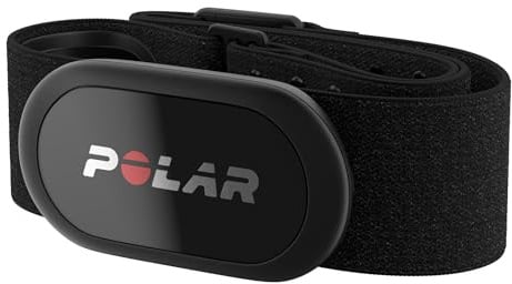 Polar H10 HF-Sensor – Schwarz ANT+ & Bluetooth, EKG-Genauigkeit, HRV-Messung, Wasserdicht, maschinenwaschbarer Gurt, Akkus, bequem Sitz kompatibel mit vielen Sportarten & Fitnessgeräten M-XXL 75-115cm