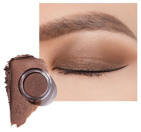 OULAC Lidschatten Perlen-Finish | Bronze Hochpigmentierter Feine Textur | Wasserfest & Langlebig | Metallisch Perlen Finish Augen-Makeup | Vegan | 06g (P01) Bronze