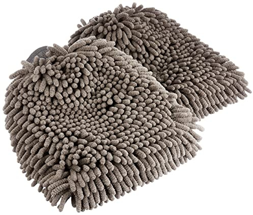 Amazon Basics Deluxe Auto-Waschhandschuh Mikrofaser, 2 Stück, 30 x 20 cm