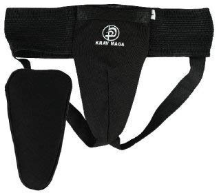 Krav Maga Schwarz Damen Elastisch Baumwolle Tiefschutz W/Tasse - Schwarz, M