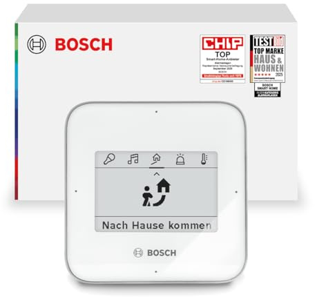 Bosch Smart Home Fernbedienung Twist mit Alarmfunktion, für schnelles und einfaches Aktivieren/Deaktivieren des Bosch Smart Home Alarmsystems