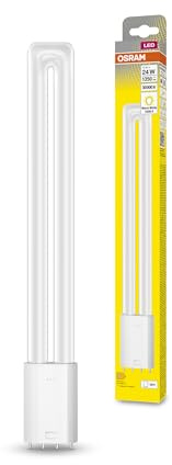OSRAM Dulux LED für 2G11-Sockel, matte Optik ,Warmweiß (3000K), 1350 Lumen, Ersatz für herkömmliche 24W-Leuchtmittel, nicht dimmbar, 1-er Pack, Weiß
