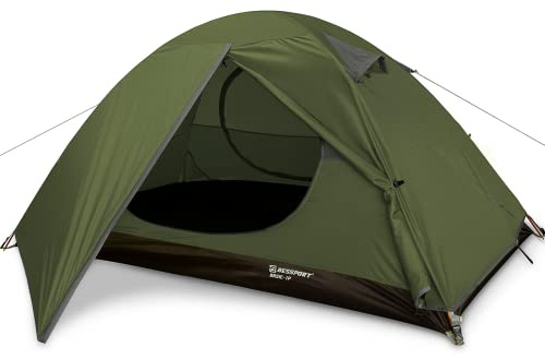 Bessport Zelt 1 Personen Ultraleichte Camping Zelte, 3-4 Saison Wasserdicht & Winddicht Kuppelzelt, Kleine Packungsgröße, Geeignet für Erwachsene, Wandern, Camping, Outdoor
