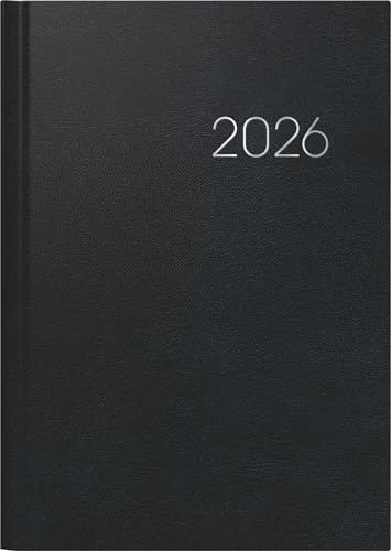 BRUNNEN Buchkalender Mod. 796 '26 | A5, Kunststoff, schwarz