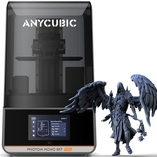 ANYCUBIC Photon Mono M7 Pro 14K 3D Drucker mit 170 mm/h Hochgeschwindigkeit | mit Airpure, mit 10,1 Zoll-Bildschirm, COB-Lichtquelle, Leveling-Free, Rückstandserkennung, Druckgröße 223x126x230 mm