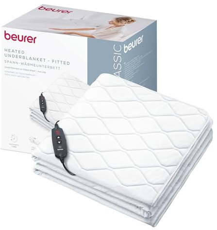 Beurer UB 74 Wärmeunterbett, Wärmedecke in praktischer Spannbetttuch-Form