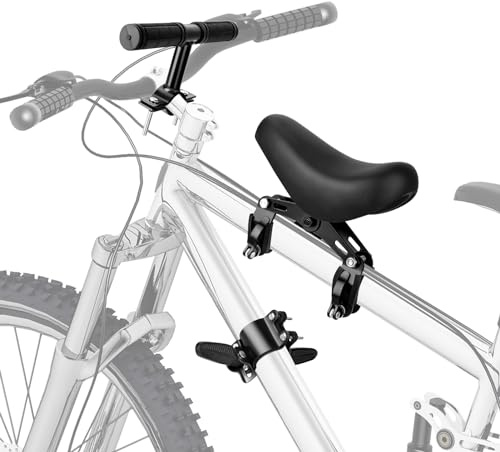 Fuutilake Mountainbike-Kindersitz, Vorne montierte Fahrradsitze für Kinder 2-6 Jahre, Abnehmbarer Kinder Fahrradsitz mit Armlehnenrahmen Set kompatibel Mit Allen Erwachsenen Mountainbikes