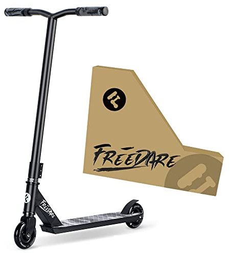 FREEDARE Pro Stunt Trick Scooter für Kinder, Jugendliche und Erwachsene | Komplett Trick Scooter mit 100mm Rädern For Freestyle-Straßen-Roller für Fortgeschrittene und Anfänger, Skate-Park