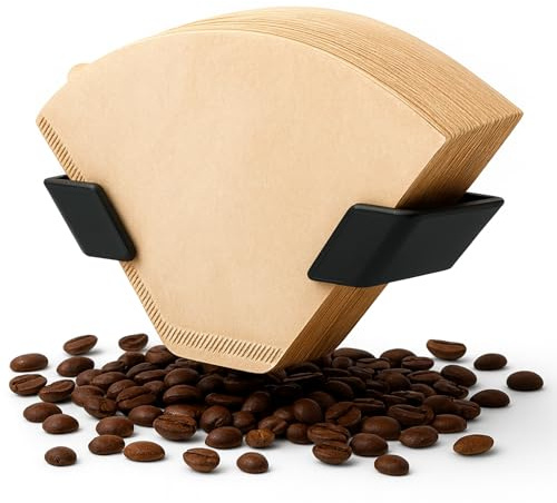 Kaffeefilter Wandhalterung inkl. Qualitäts-Klebepad | Halterung zum Ankleben | Ideal für Küche, Wohnmobil, Mietwohnung | Halter für die Wand | Kaffeefilterhalter, Filtertütenhalter | ohne Bohren
