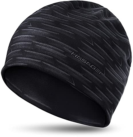 HASAGEI Laufmütze Herren Damen Fahrradmütze unter Helm Mütze Kalten Jahreszeit Warm Sportmütze Antistatisch Beanie für Freizeitaktivitäten Joggen Reisen Ski Radfahren