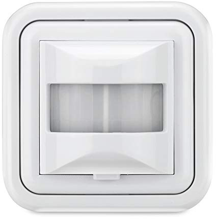 conecto Infrarot Wand-Bewegungsmelder, Unterputz Wandmontage, 160° Erfassungswinkel, IP20, weiß