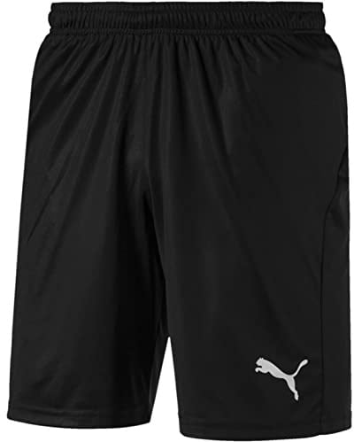 PUMA Herren Liga Shorts Core With Brief Hose, Puma Black-puma White, L EU
