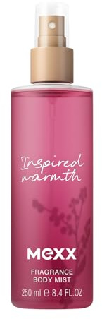 Mexx Inspired Warmth Body Mist für Frauen, fruchtiger-amber Duft für Frauen mit stimmungsaufhellenden Eigenschaften, 250 ml