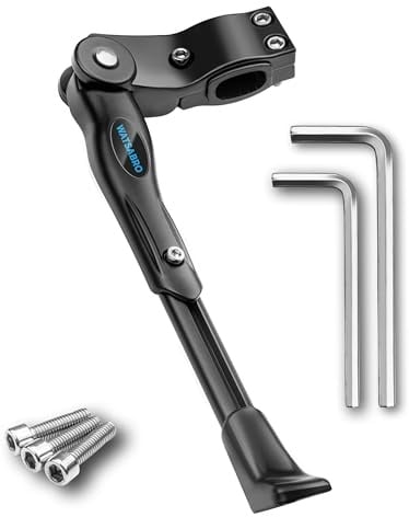 WATSABRO Fahrradständer 24-28 Zoll, 4 cm Höhenverstellbar und Universal Seitenständer, Aluminiumlegierung Fahrrad Ständer