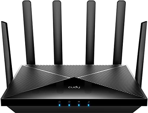 Cudy P5 5G AX3000 WiFi 6 Cpe Router, Dual Sim Zellulär, 4x4 Mimo, Abnehmbare Antennen, Vpn, Zerotier, Cloudfare