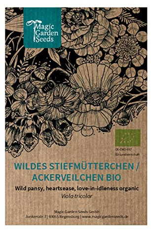 Wildes Stiefmütterchen/Ackerveilchen (Viola tricolor) Bio - ca. 100 Samen