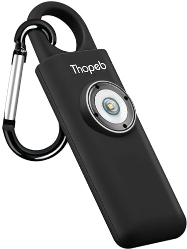 Der Original Persönlicher Alarm Für Frauen, Schlüsselanhänger Mit Alarm für Selbstverteidigung und Sicherheit, 130 dB Sirene, LED-Stroboskoplicht, Hilft Ältesten, Kinder