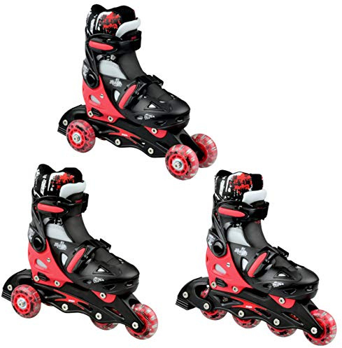 Raven 3in1 Kinder Inlineskates/Triskates/Rollschuhe Balloon verstellbar