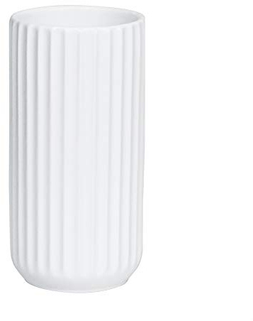 18CM Weiß Vase Keramik Vasen Blumenvase Deko Dekoration