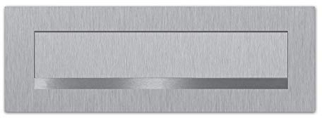 z-e-d Briefeinwurf Edelstahl mit unsichtbarer Befestigung (Briefeinwurf 350x80mm)
