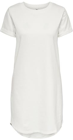JDY Damen JDYivy Life S/S Dress JRS Noos Kleid, Cloud Dancer,M