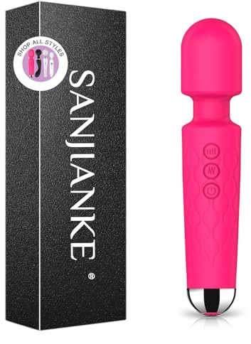 Vibration für Frauen,G Punkt Vibration für Frauen Squirten, Dildo,Sex Spielzeug für die Frau, 20 Muster 8 Geschwindigkeiten,Leise Wasserdicht,Sex Spielzeug für die Frau extrem hart (Rose Red)