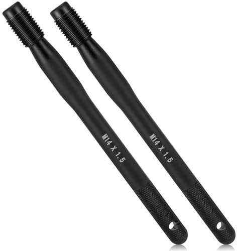 YNOYMO Radmontagehilfe Rad Montagehilfe Fixierbolzen Kfz Werkzeug Set M14x1.5 Radmontagewerkzeug Reifen Montagehilfe für Radwechsel 2 Stück Edelstahl Radführungsstift