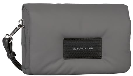 TOM TAILOR Patti Damen Überschlagtasche Umhängetasche Klein Grau