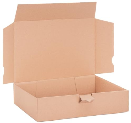 verpacking DHL Kleinpaket Braun 350 x 250 x 80 mm [Größe und Stückzahl wählbar] 1-wellige kleine Versandkartons 25 Stück